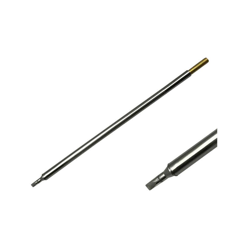 STTC-136 - Soldering cartridge, chisel shape (ø x L) 2.5 x 9.9 mm, 700 series