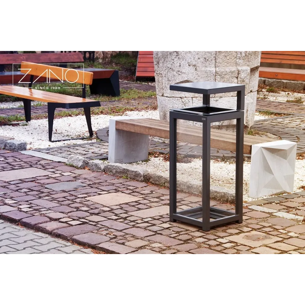Anti-terrorist Safety Transparent Dustbin