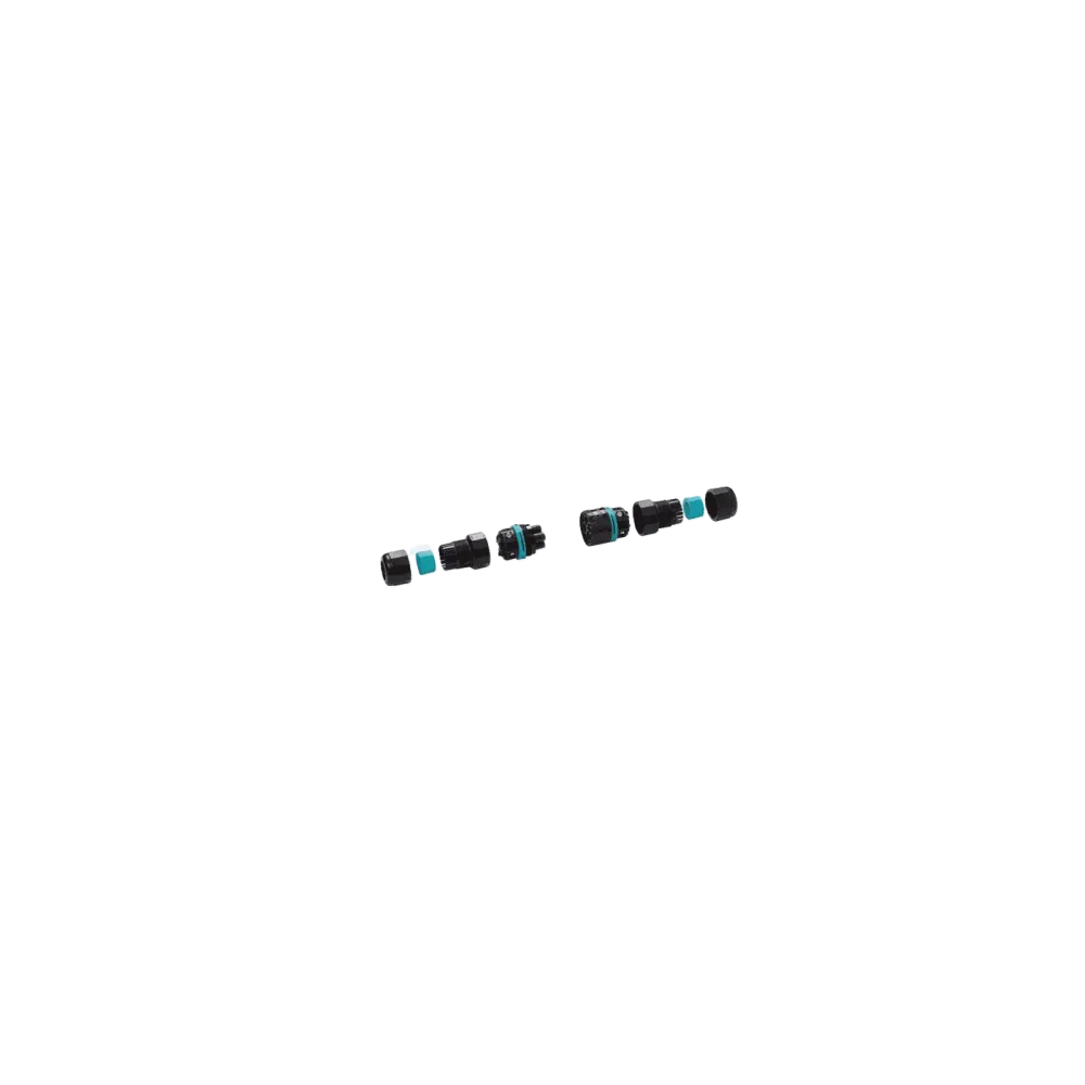 Mini Circular Connector TH387, Plug, 4P, Screw, IP66/IP68