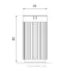 Tubus Litter Bin