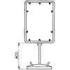Poster stand for information board