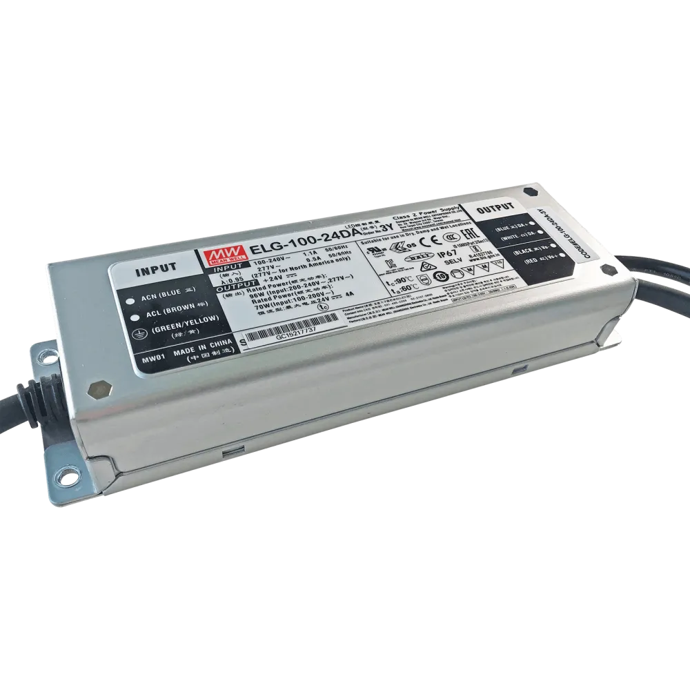 96W LED Driver CV+CC 24V/4A, DALI