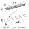 RGBW Matrix Recessed - Recessed Wallwasher RGBW L. 620
