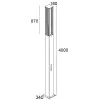 Orion One 492F4/WR50PO-Urban Lighting - Pole 2 Ways H. 4000