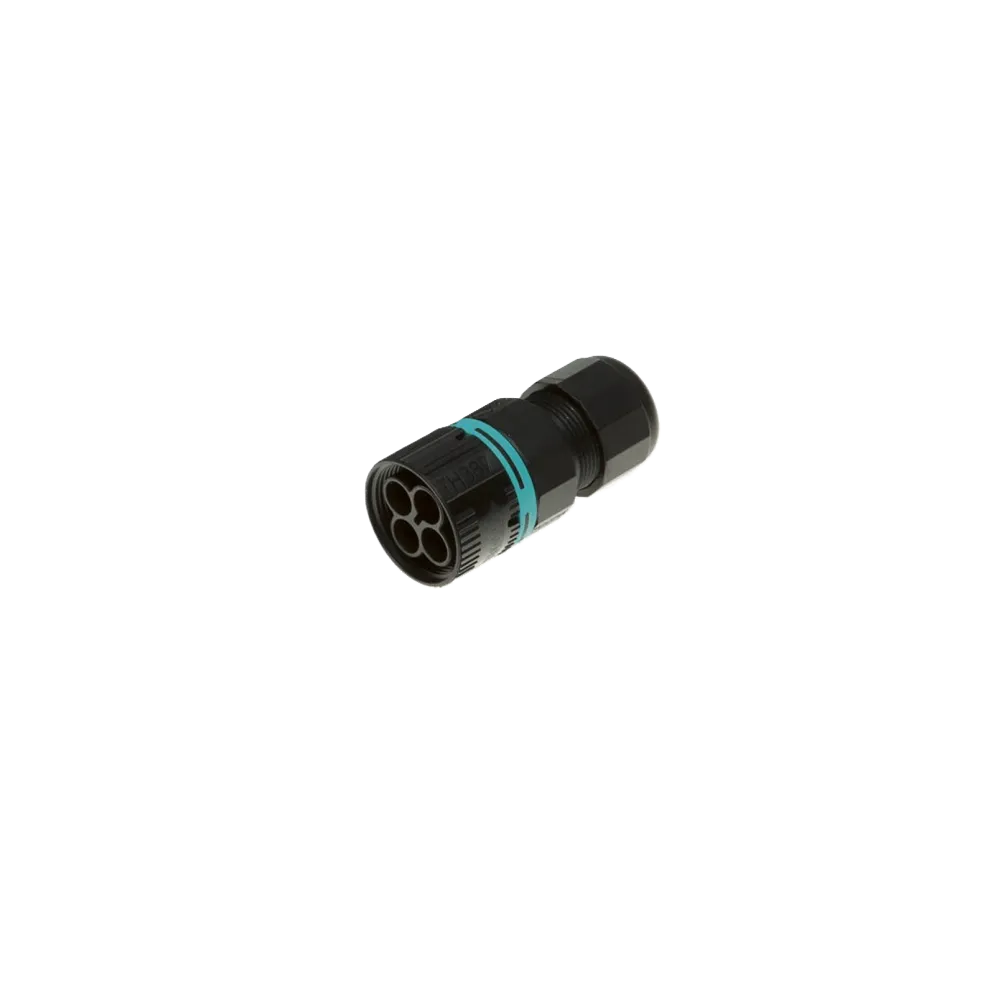 Techno Mini Circular Connector TH387, Plug, 4P, Crimp, D7-12, IP66/IP68