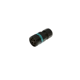 Techno Mini Circular Connector TH387, Plug, 4P, Crimp, D7-12, IP66/IP68