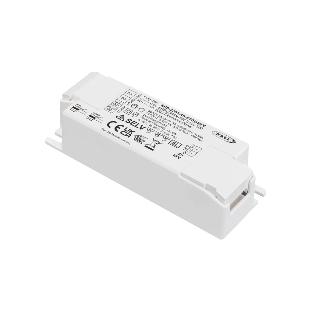 10W DALI2 DT6, AC-PUSH, LED DRIVER CC, NFC