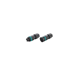 Mini Circular Connector Set, 5p, Plug &Socket, Screw, Wire Protection, D6-13.5mm, IP66/IP68