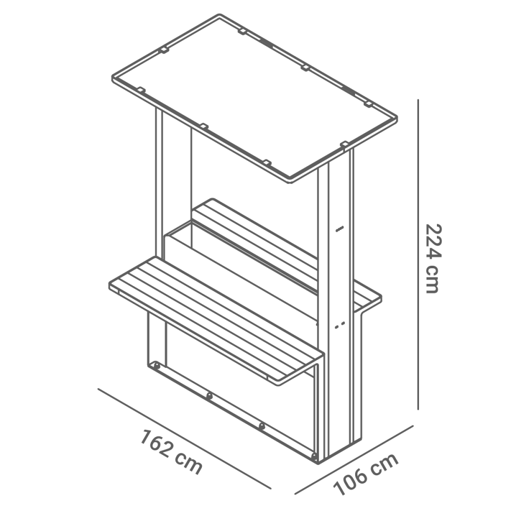 Solar charging station Scandik