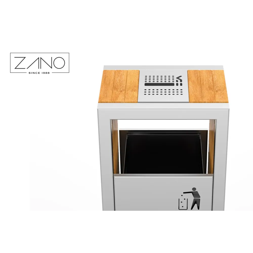 Pavo Litter Bin with ashtray