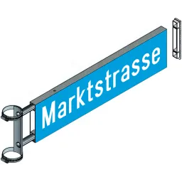 Street name sign