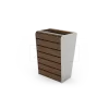 Soft litter bin
