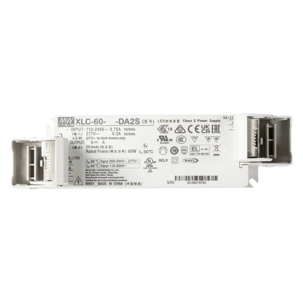 60W LED driver 48V/1.25A, DALI2, Independent