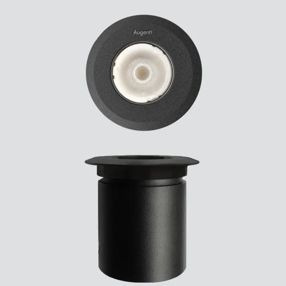 Rim 70 Painted - Recessed with painted steel ring nut Ø70 - Remote driver 24Vdc