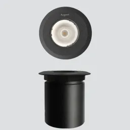 Rim 70 Painted - Recessed with painted steel ring nut Ø70 - Remote driver max 500mA