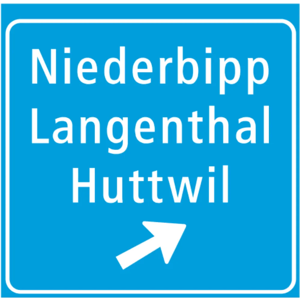 4.62 Directional sign at connections