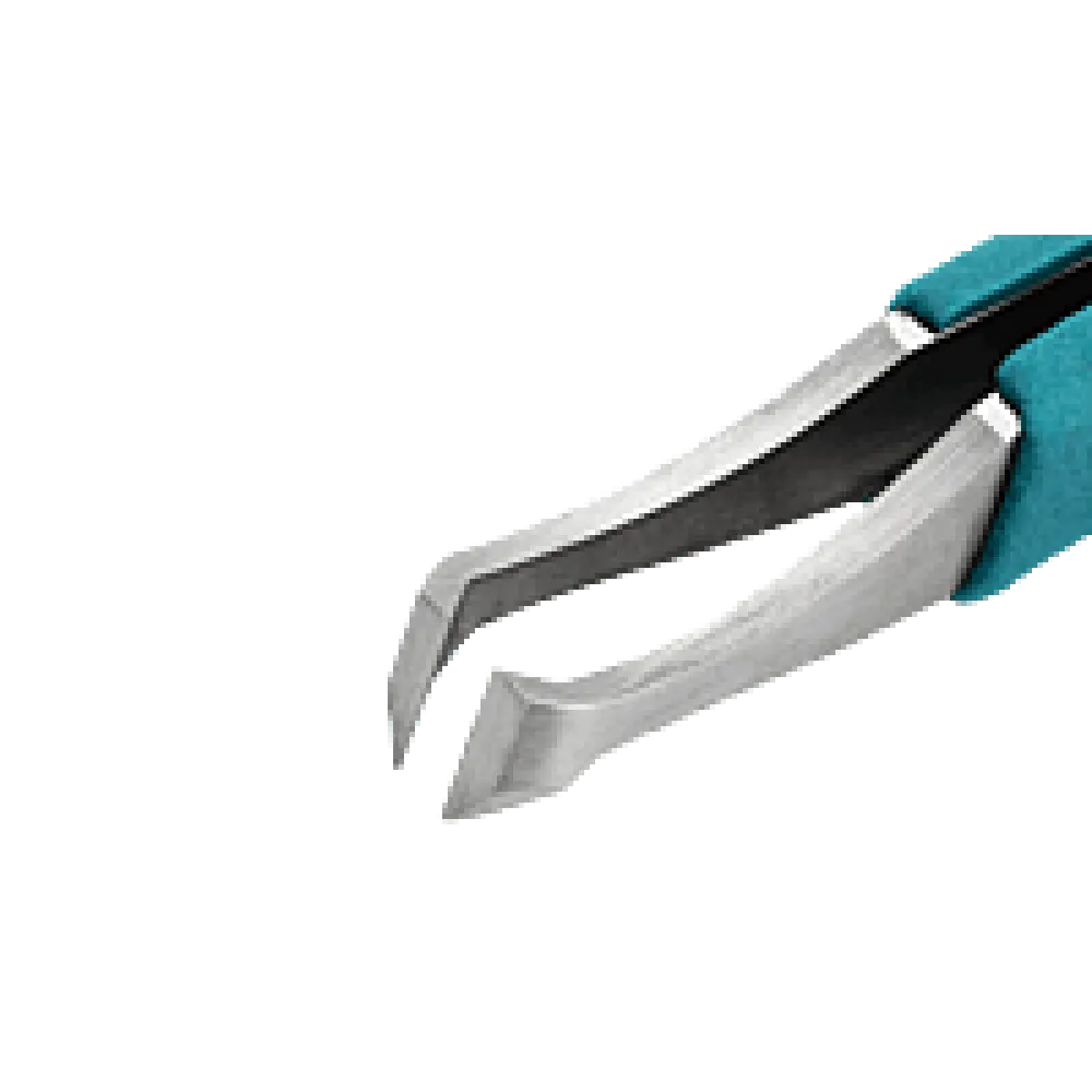 Cutting tweezers with ergonomic foamy handles
