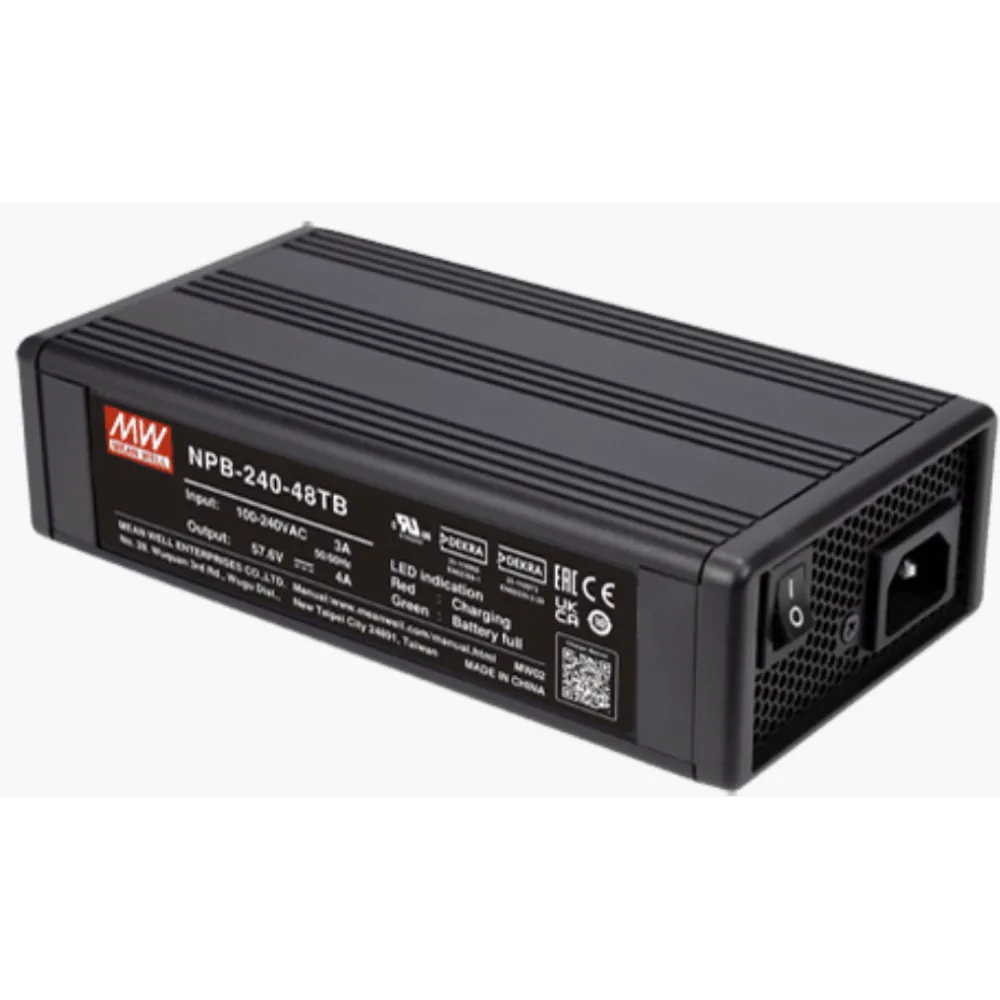 240W Battery charger 27.6V/8A, Terminal Block