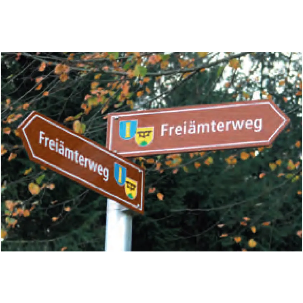 Signposts for pedestrians