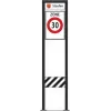 Zone signage stele type 