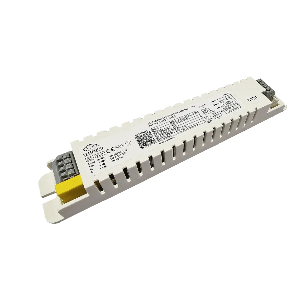 Emergency lighting unit 10-55V / 3W (3h emergency operating time)