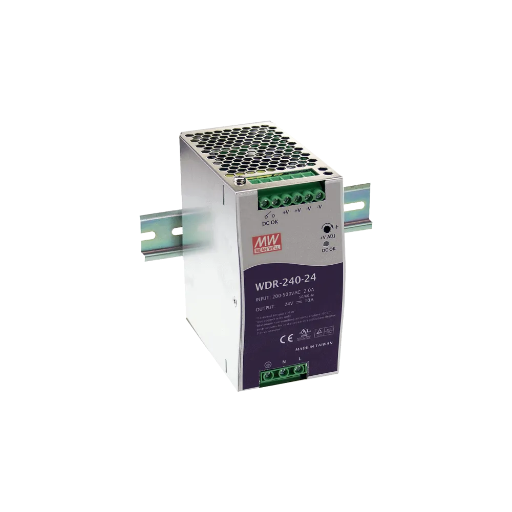 240W DIN Rail Power Supply 24V/10A