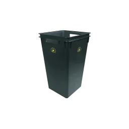 ESD wastepaper basket black