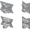 Mounting plate for round posts