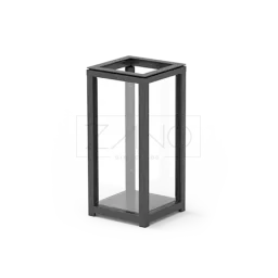 Anti-terrorist Safety Transparent Dustbin