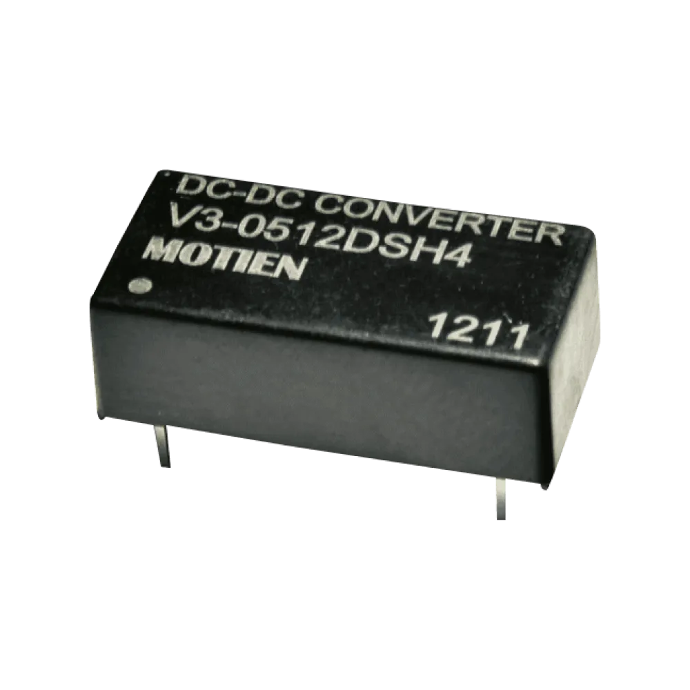 2W DC/DC-Converter, Input 24V, Output +/-12V / +/-0.083A