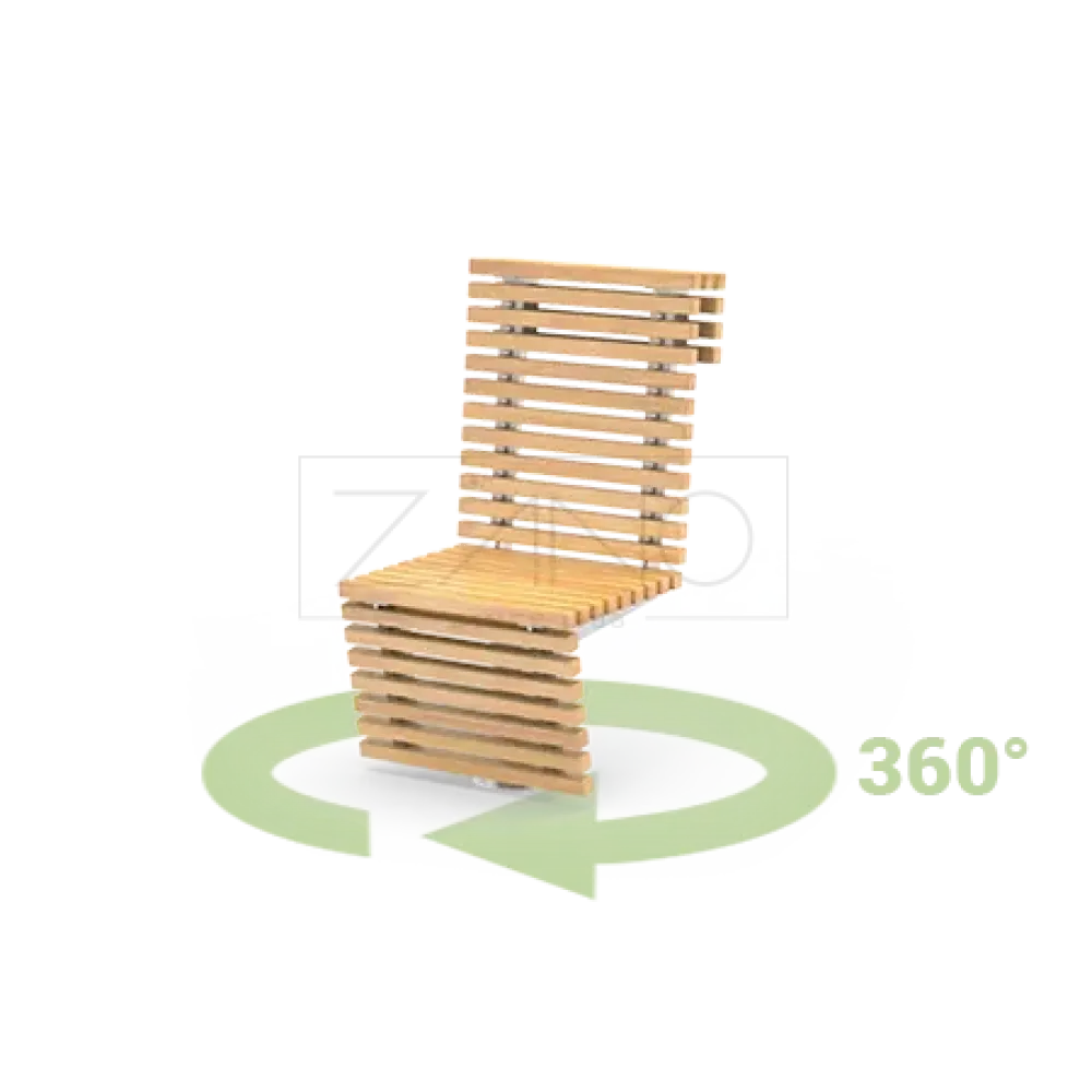 Flash exterior swivel chair