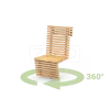 Flash exterior swivel chair