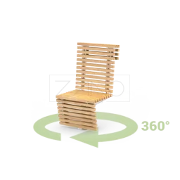 Flash exterior swivel chair
