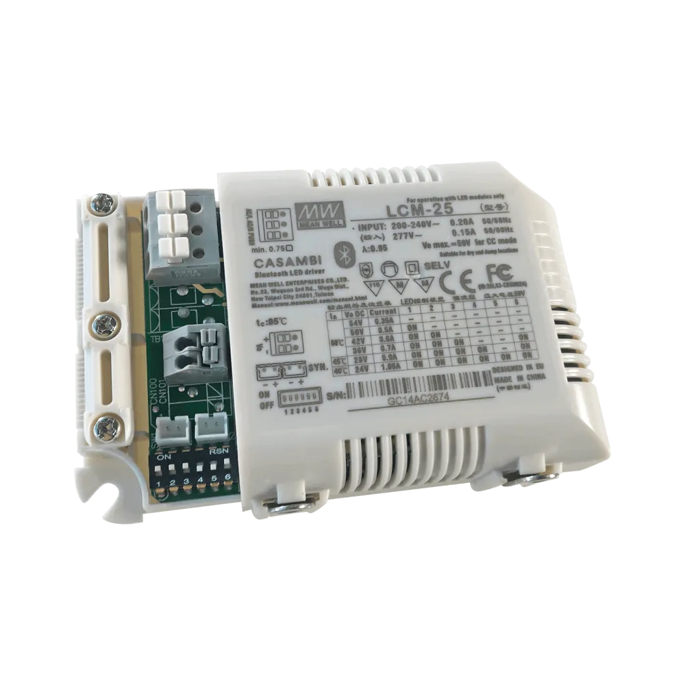 25W LED Driver CC 350/500/600/700/900/1050mA, CASAMBI