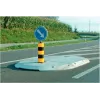 Recycled traffic islands