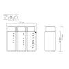 Stilo Recycling Bin