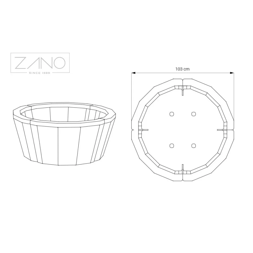 Planter Scandik