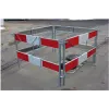 Metal pit barrier