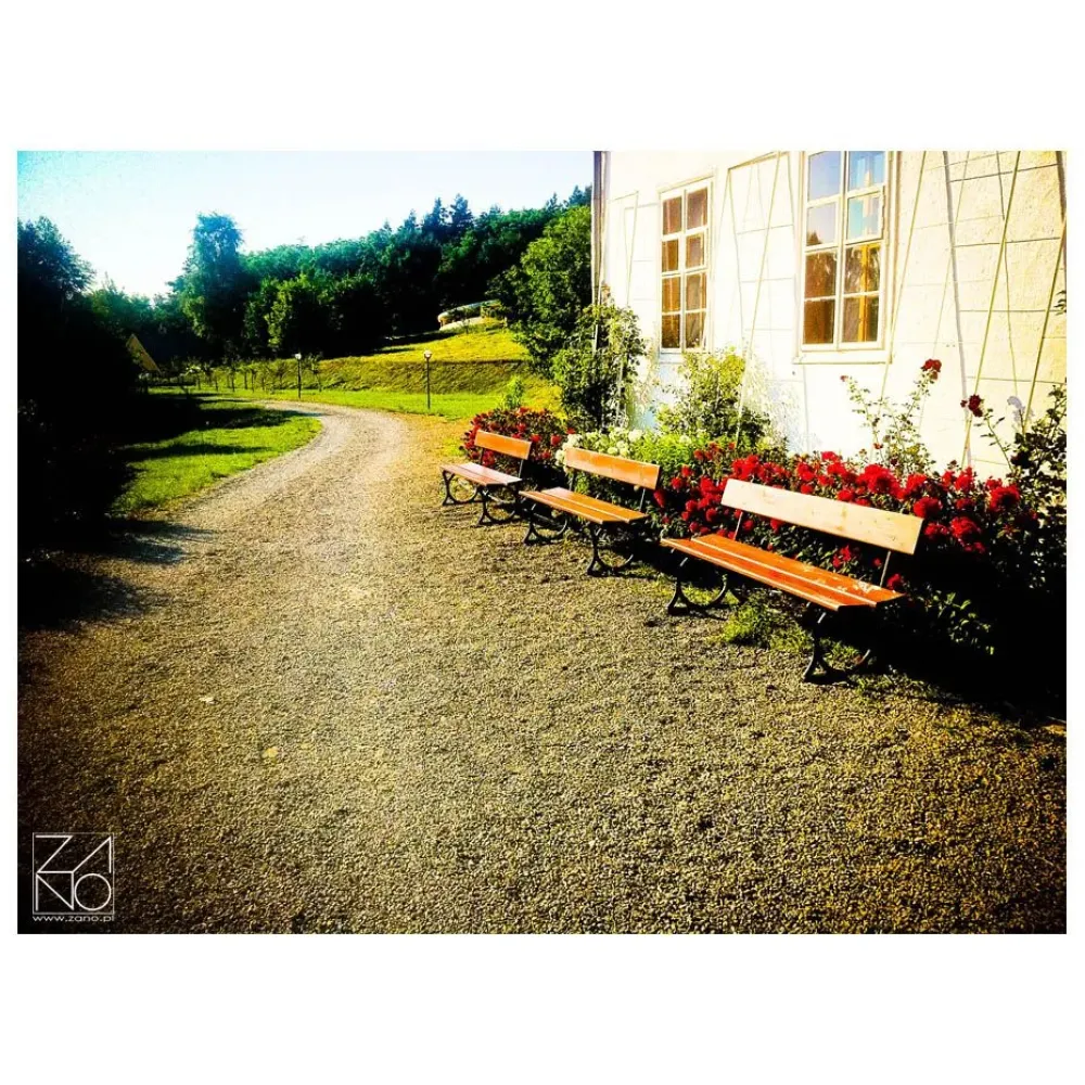 Old town bench