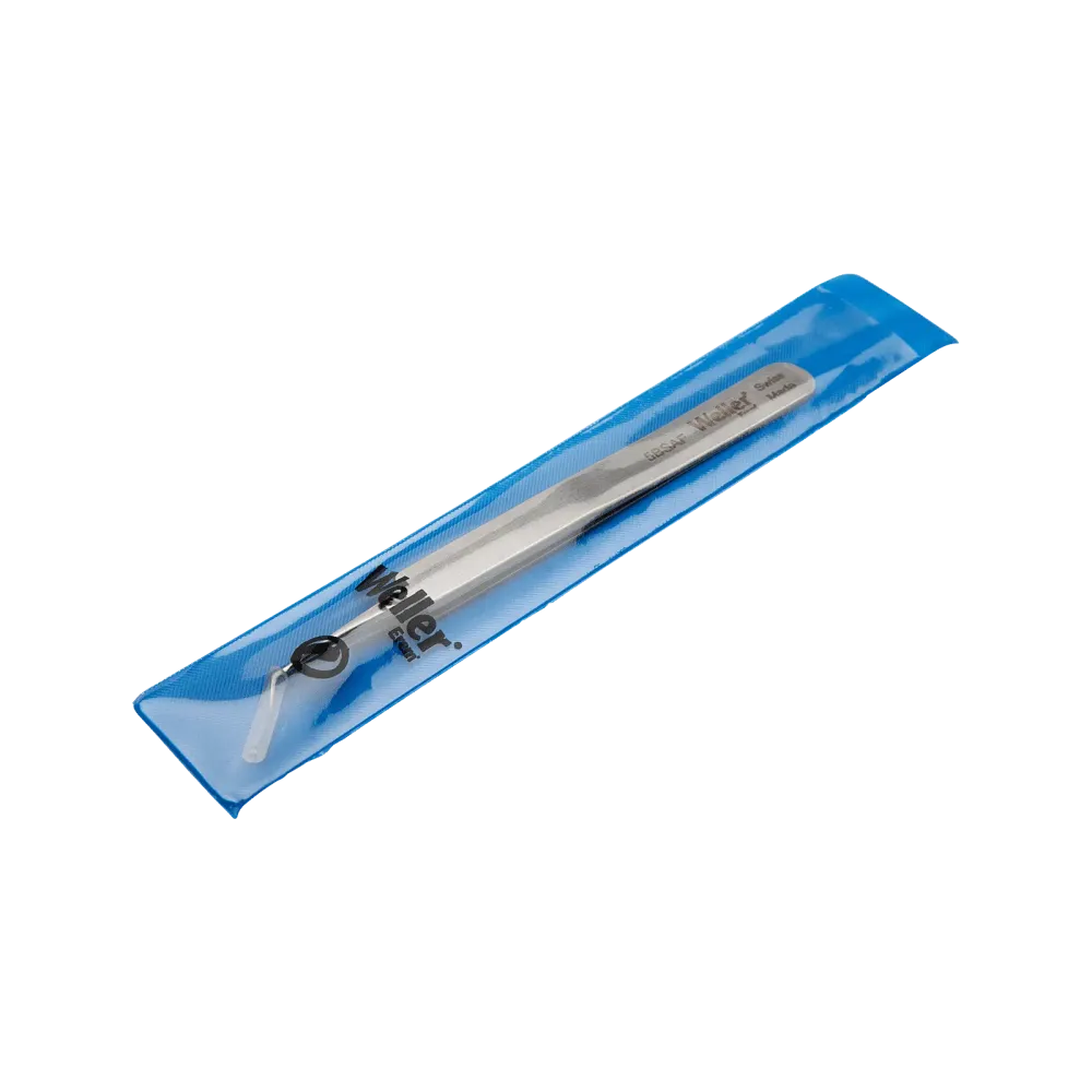 Precision tweezers, 30° curved, relieved