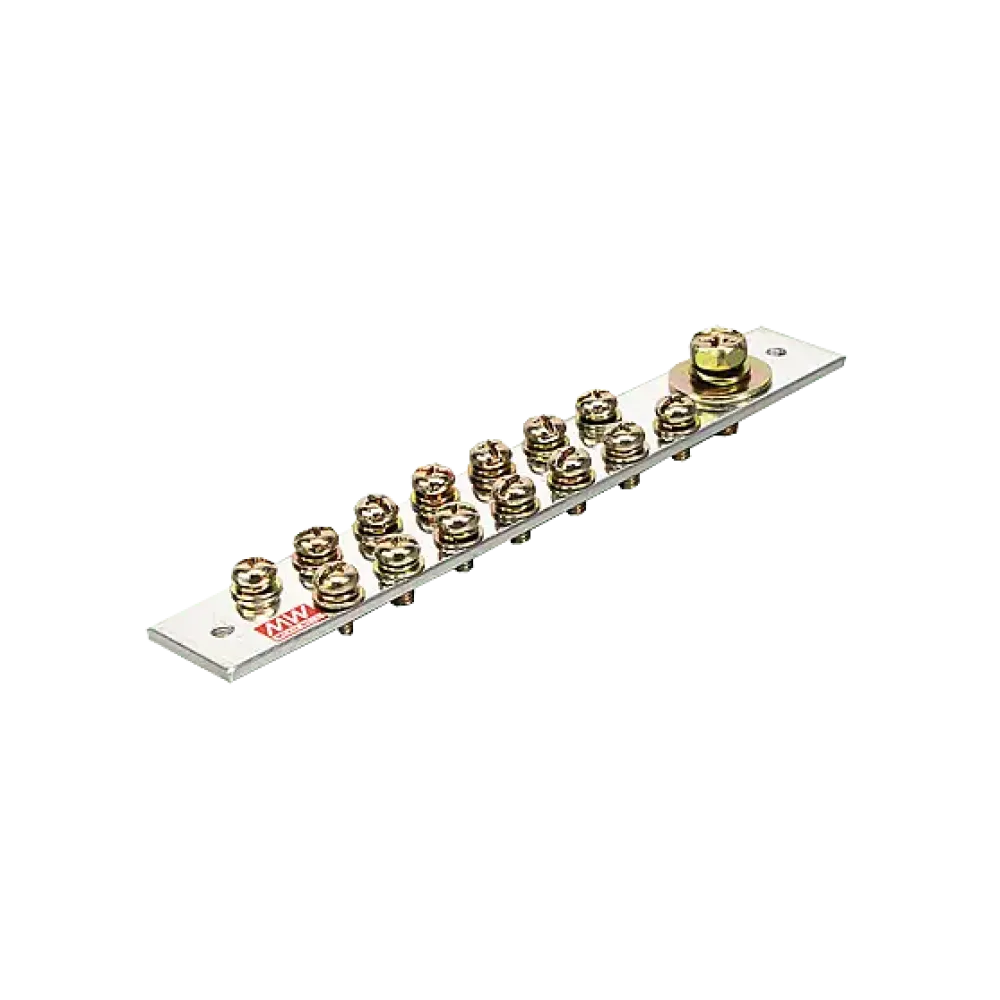 Earthing busbar, 250A, number of poles: 15