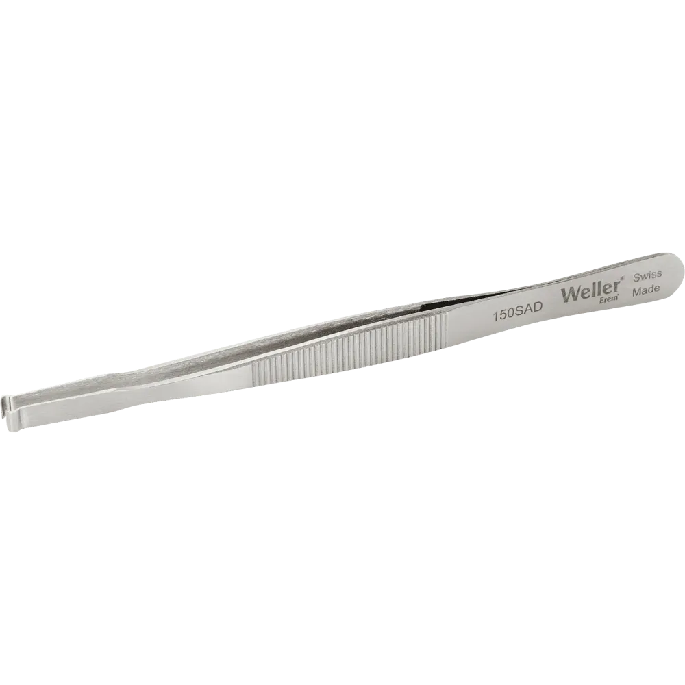 SMD tweezers with round tips Ø 1.5, 3 mm