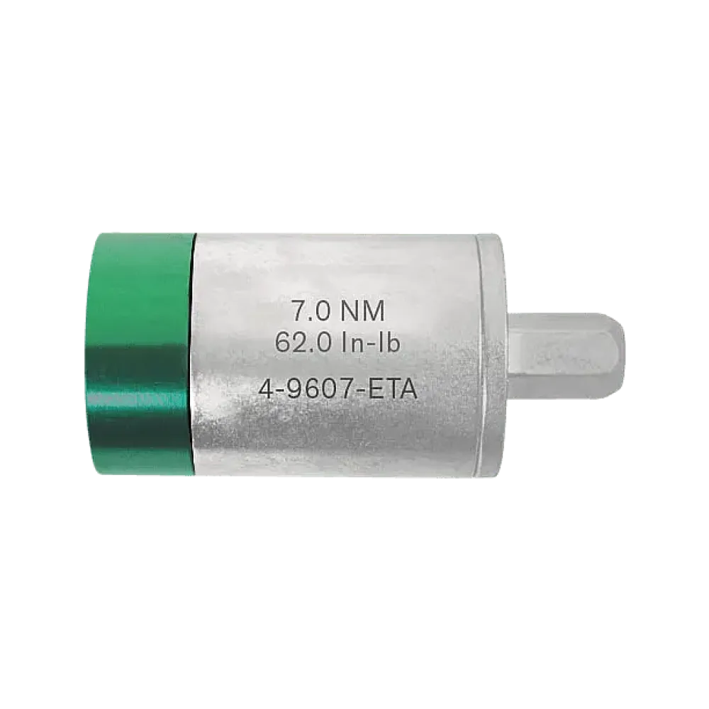 Torque adapter 7.0 Nm on both sides 1/4 inch hexagon
