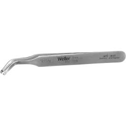 SMD tweezers angled 45 ° with round tips