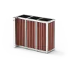 Altus recycling bins with ashtray