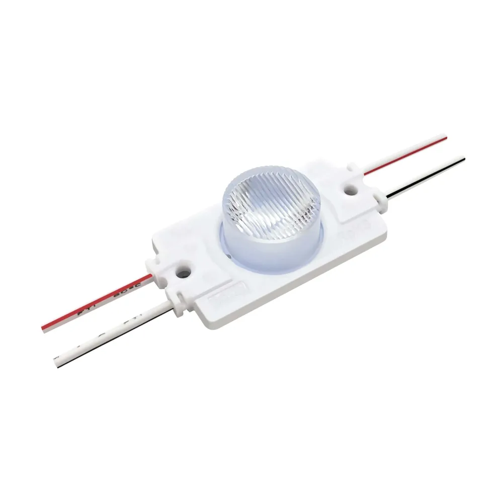Channel Modul, edge lit, 1 x 3030 LED, 10×65°, 6500K, CRI >80