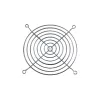 Metal fan guard for 40x40mm fans