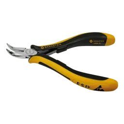 ESD needle nose pliers CLASSICline dissipative 120 mm smooth gripping surfaces