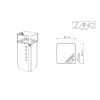 Stilo Litter Bin with Ashtray