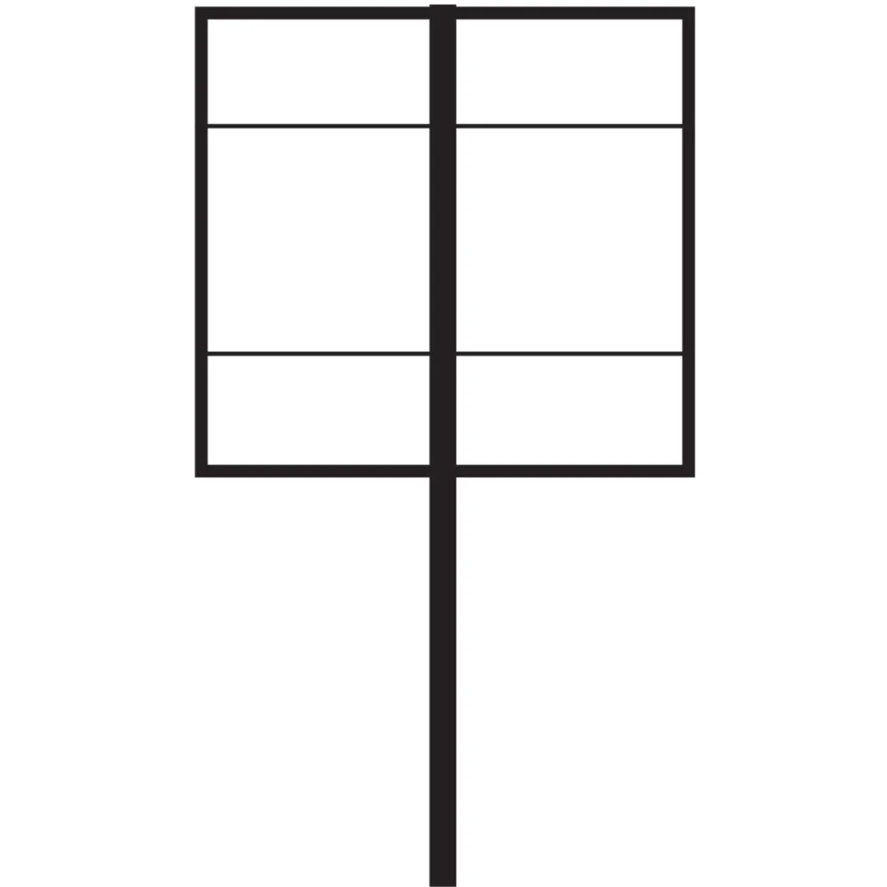 Tubular frame constructions for large scale boards